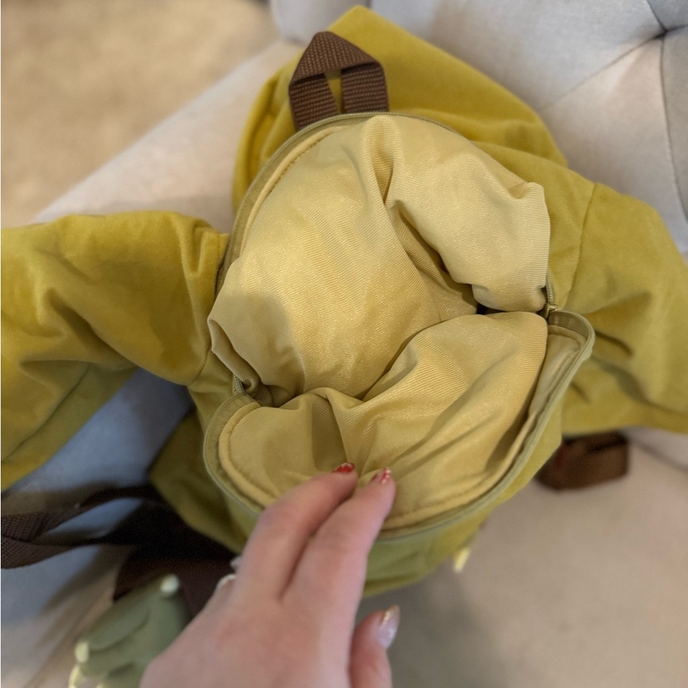 Green and Brown Disney Yoda Plush Backpack - Picture 2 of 5